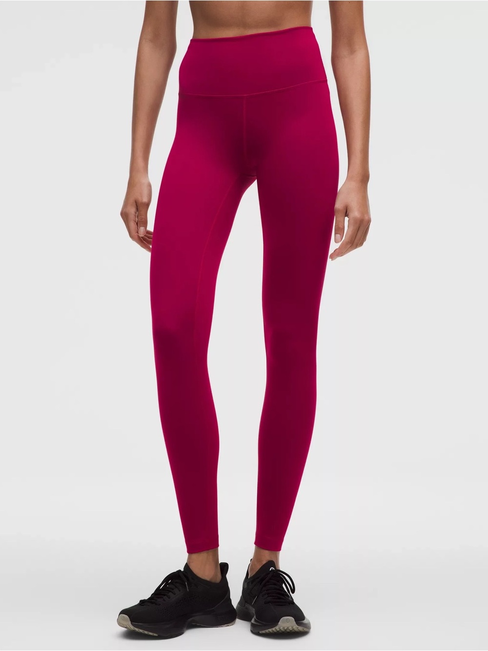Lululemon Wunder Train Berry Bramble High Rise 28”Leggings